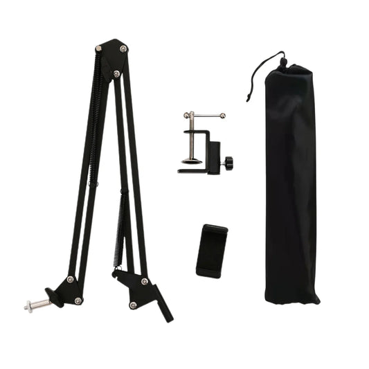 Camera Phone tripod Table Stand Set Desktop Tripod Overhead Shot Photography Arm Overhead Stand For Phone Camera Ring Light Lamp